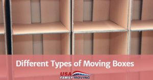 Different Types of Moving Boxes