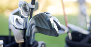 Photo of golf clubs